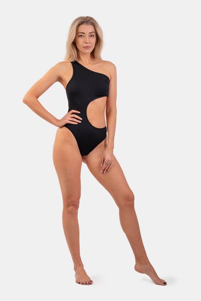 Купальник NEBBIA One Shoulder Asymmetrical Monokini 459 Black, S, Black