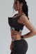 Топ NEBBIA Smart Zip Front Sports Bra 578 Marron, XS, Marron