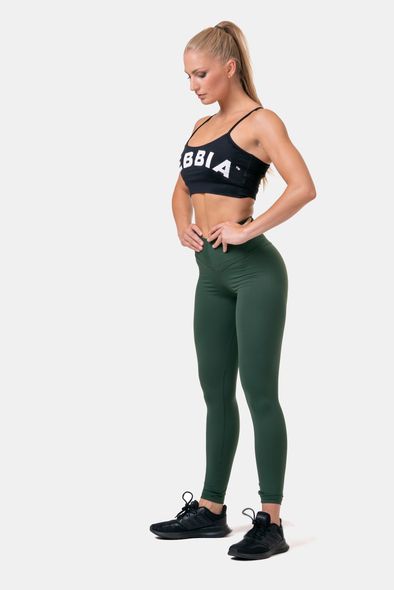 Леггинсы NEBBIA Classic Hero High Waist Leggings 570 Dark Green, XS, Dark Green