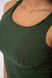 Майка NEBBIA Organic Cotton Ribbed Tank Top 414 Dark Green, XS, Dark Green