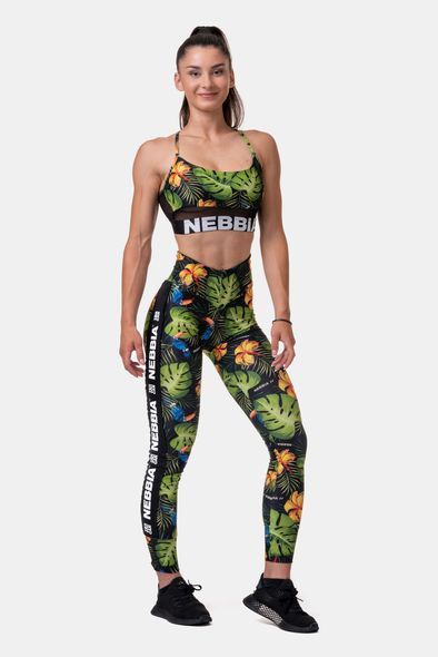 Леггинсы NEBBIA High-Waist Performance Leggings 567 Jungle Green, XS, Jungle Green