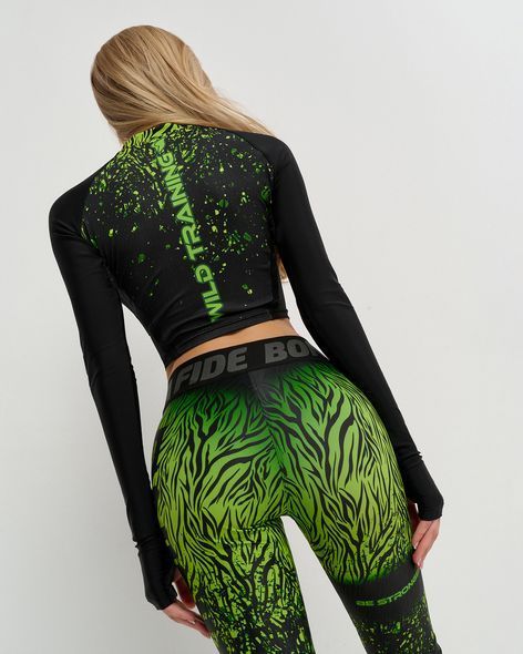 Рашгард BONA FIDE Rashguard Move Up Tiger Lily Acid Green, M, Acid Green