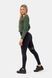 Рашгард NEBBIA Organic Cotton Ribbed Long Sleeve Top 415 Dark Green, XS, Dark Green