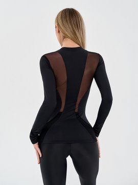Рашгард BONA FIDE Longsleeve Move Up Black, L, Black