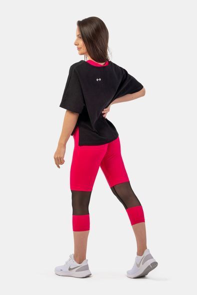 Легінси NEBBIA High-Waist &frac34; Length Sporty Leggings 406 Pink, M, Pink