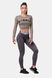 Рашгард NEBBIA Long Sleeve Thumbhole Sporty Crop Top 585 Mocha, XS, Mocha