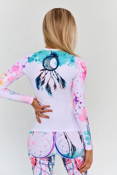 Рашгард BONA FIDE Rashguard Round Dream Catcher White, M, White