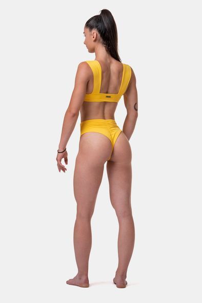Плавки NEBBIA High-Waist Retro Bikini - Bottom 555 Yellow, S, Yellow